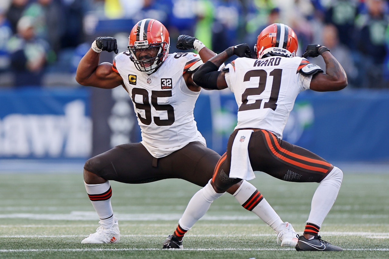 Browns Defense Myles Garrett Denzel Ward